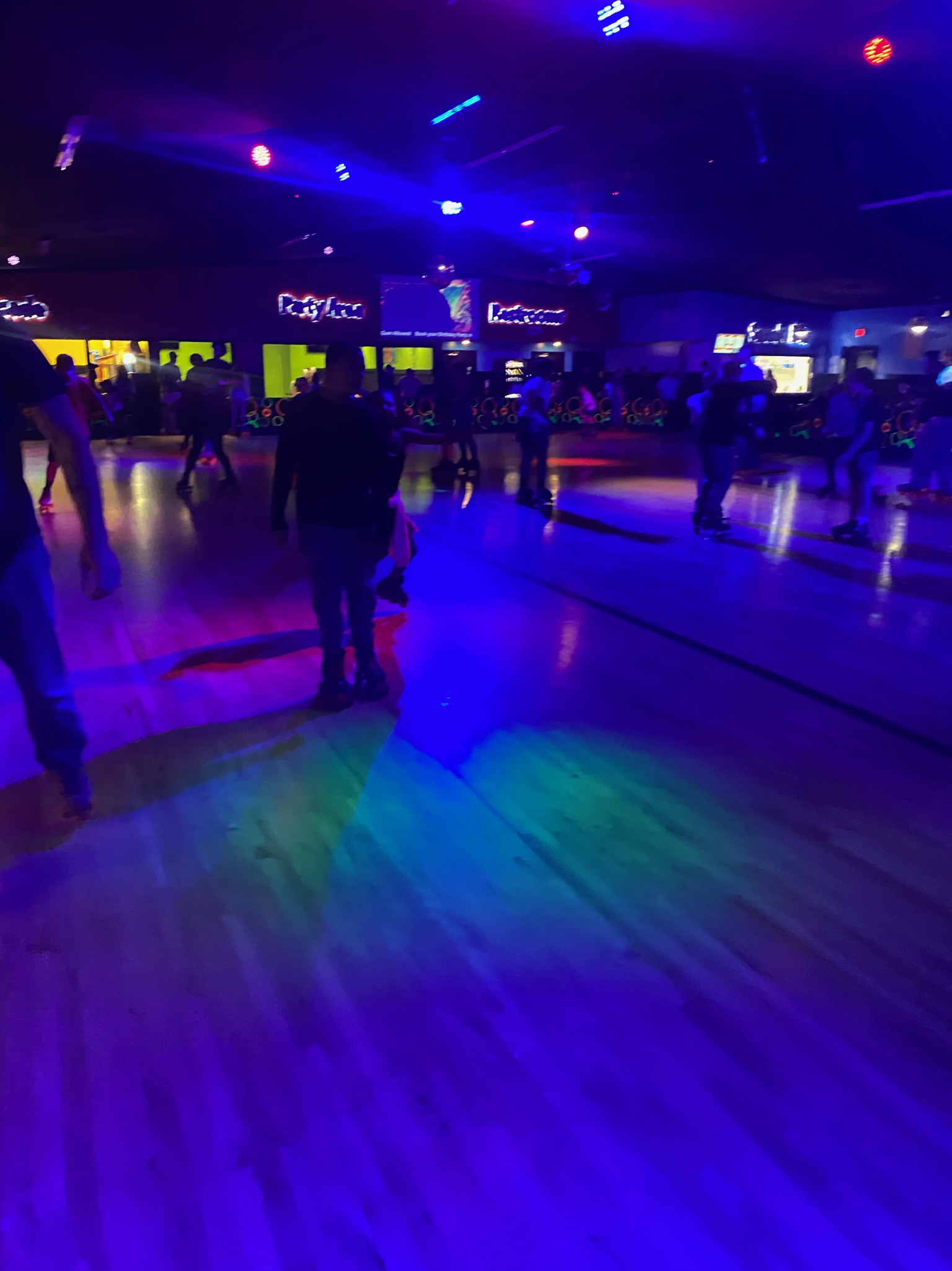 Night skating at Roller City