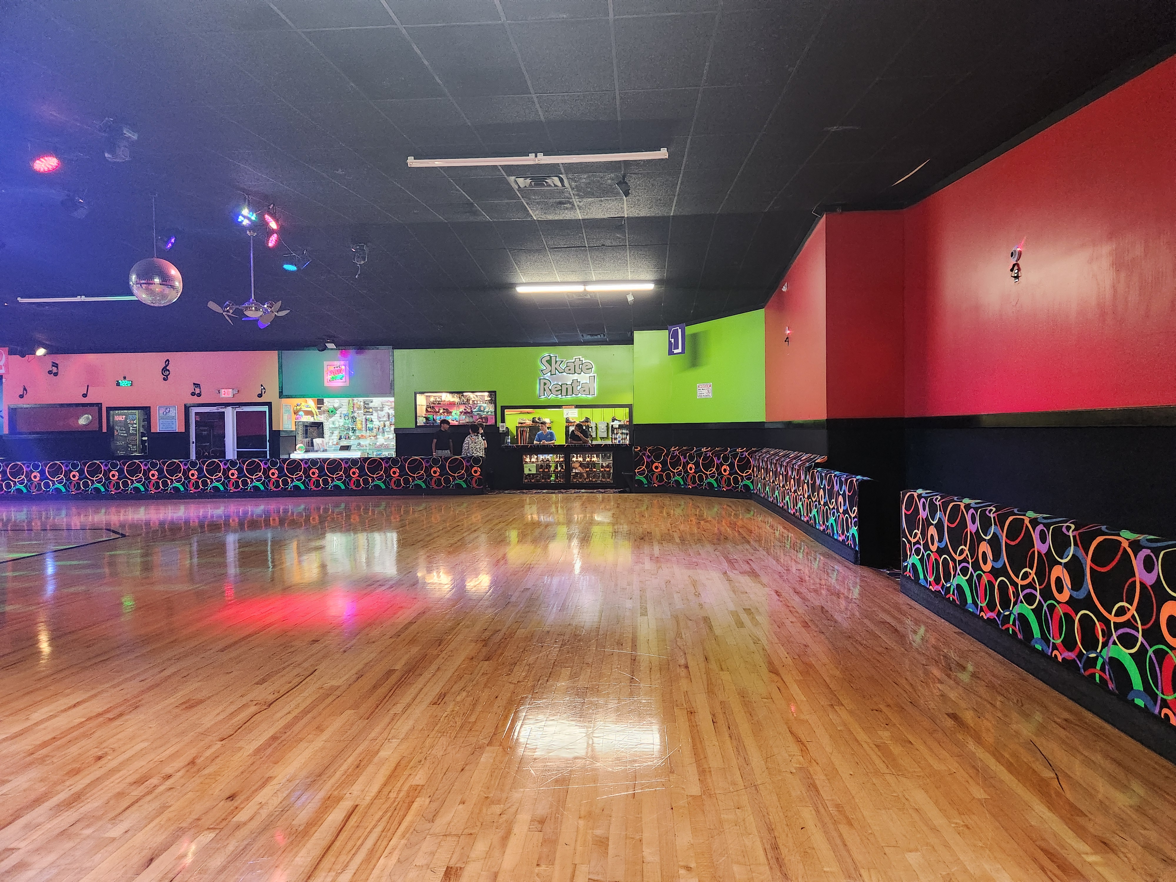Roller City rink floor